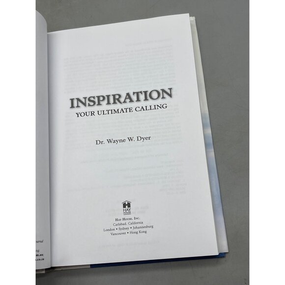 Dr. Wayne W. Dyer Inspiration your ultimate calling hardcover book English READ - Picture 6 of 6